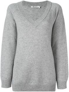 свитер c V-образным вырезом   T By Alexander Wang