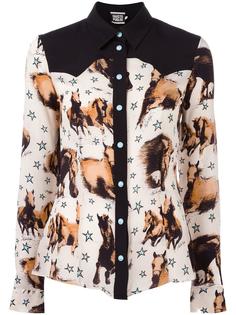 horse print shirt Fausto Puglisi