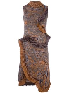 spiral ruffle dress Lanvin