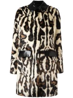 пальто с пятнистым узором Carven