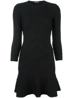 жаккардовое мини-платье Alexander McQueen