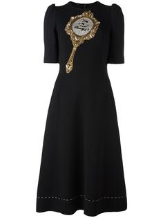 платье с заплаткой в виде зеркала Dolce &amp; Gabbana