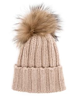 Cashmere and Fox Fur Beanie Inverni