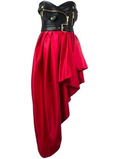 платье без бретелек  Moschino