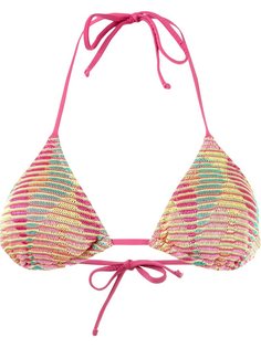 knit triangle bikini top Cecilia Prado