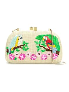 straw clutch bag Serpui