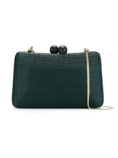 straw clutch bag Serpui