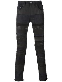 джинсы с полосатым принтом Diesel Black Gold