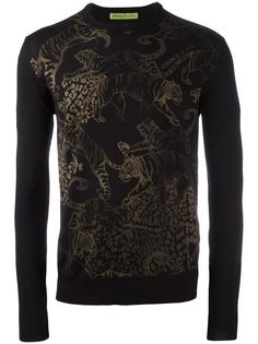 tiger print sweatshirt Versace Jeans