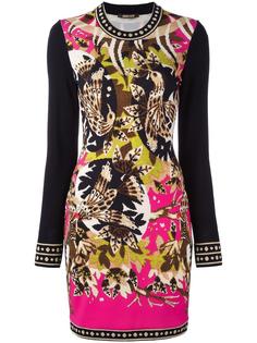 платье с рисунком Roberto Cavalli