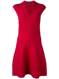 платье с V-образным вырезом Emporio Armani