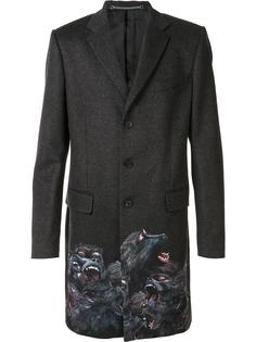 однобортное пальто 'Monkey Brothers' Givenchy
