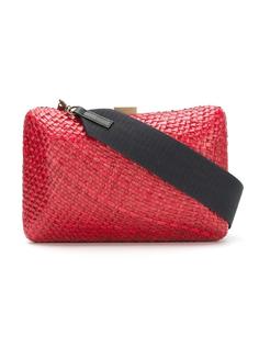 straw clutch bag Serpui