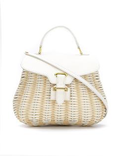 straw crossbody bag Serpui