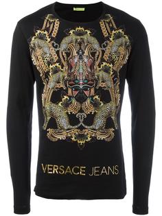 футболка с принтом в Африканском стиле Versace Jeans