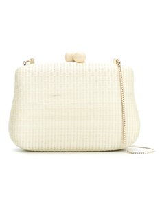 straw clutch bag Serpui