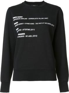 graphic print sweatshirt Yang Li