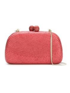 straw clutch bag Serpui