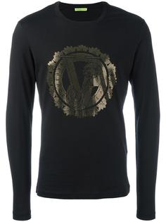 metallic accent logo sweatshirt Versace Jeans