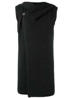 sleeveless knit hoodie Rick Owens