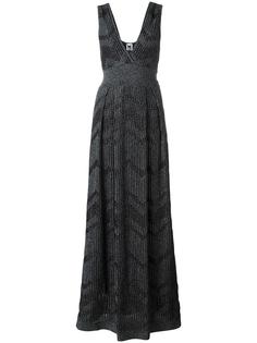 вязаное платье с зигзагообразным узором M Missoni