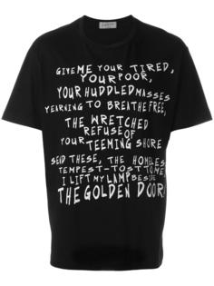 футболка с принтом Yohji Yamamoto