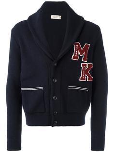 logo patch cardigan  Maison Kitsuné