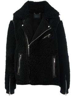 байкерская куртка с утолщенными лацканами Diesel Black Gold