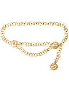 цепочный ремень с логотипом Chanel Vintage