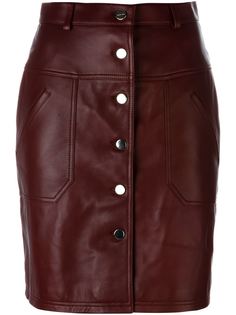 короткая юбка на кнопках Carven
