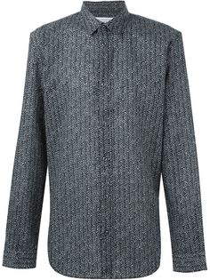 рубашка с принтом в елочку Maison Margiela