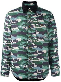 camouflage print jacket  Maison Kitsuné