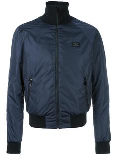 ribbed trim bomber jacket Dolce &amp; Gabbana