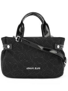 medium 'hearts' pattern tote Armani Jeans