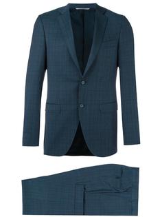 two-piece checked suit Canali