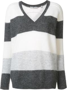 V-neck striped jumper Vince