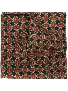 oval print pocket square Simeone Napoli