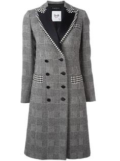 glen plaid buttoned coat Rossella Jardini