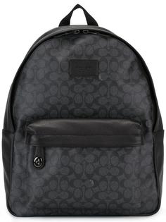 logo print backpack Coach