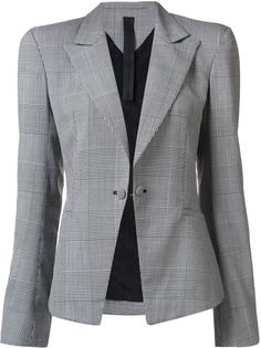 plaid single breasted blazer Gareth Pugh