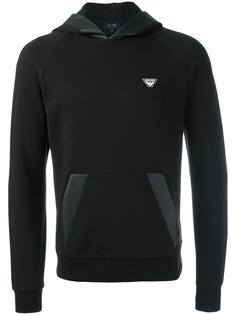 contrast trim pullover hoodie Armani Jeans