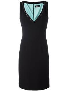 декорированное платье  Dsquared2
