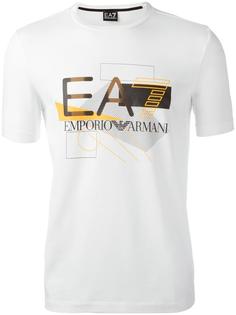 logo print T-shirt Ea7 Emporio Armani