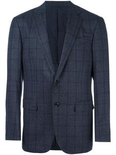 пиджак в клетку Ermenegildo Zegna