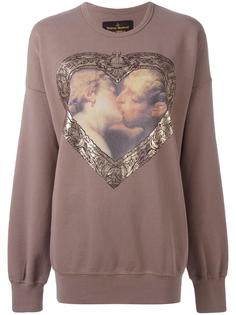heart print sweatshirt  Vivienne Westwood Anglomania