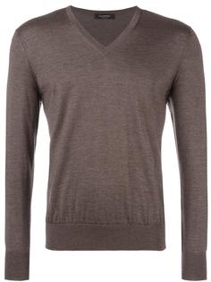 джемпер с V-образным вырезом Ermenegildo Zegna