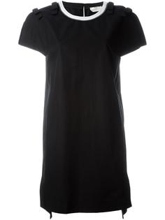 платье-футболка с бантами на плечах Fendi