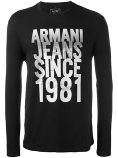 'Since 1981' print sweatshirt Armani Jeans