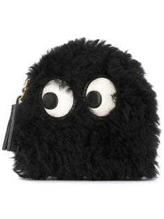 fuzzy eye detail purse Anya Hindmarch