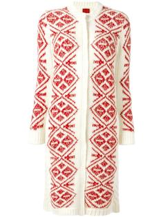 geometric pattern long cardigan Moncler Gamme Rouge